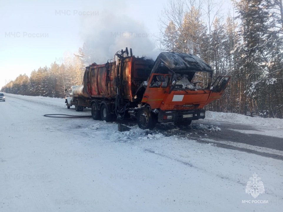 Пожар в Осинском районе